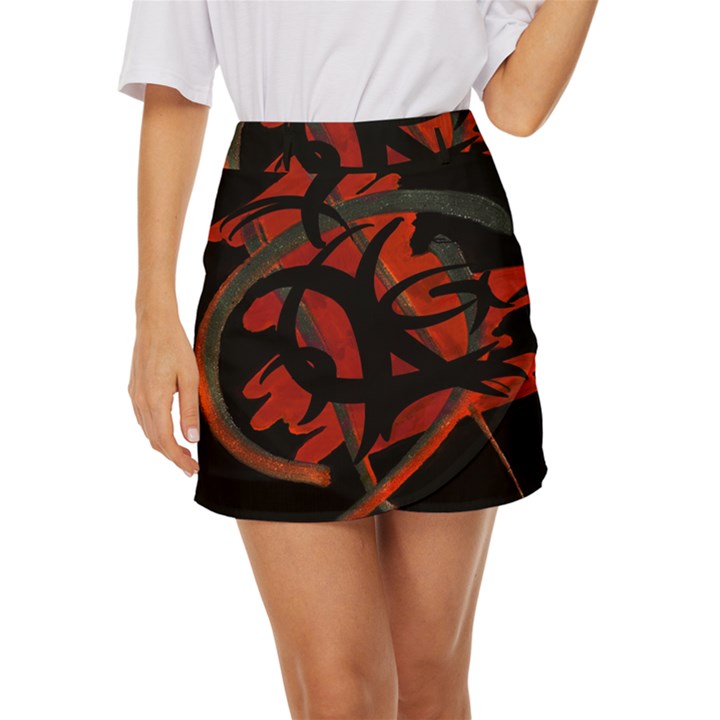  Mini Front Wrap Skirt