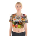 Aquarium Life Cropped Cotton Crop Top View1