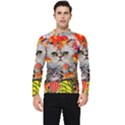 Aquarium Life Cropped Men s Long Sleeve Rash Guard View1