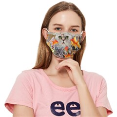 Aquarium Life Cropped Fitted Cloth Face Mask (adult)