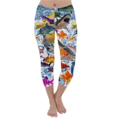 Under The Sea Capri Winter Leggings  by impacteesstreetwearcollage