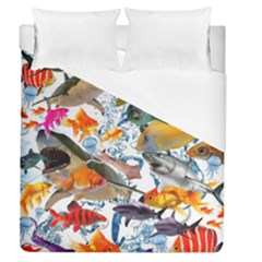 Under The Sea Duvet Cover (queen Size) by impacteesstreetwearcollage