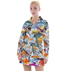 Under The Sea Women s Long Sleeve Casual Dress by impacteesstreetwearcollage