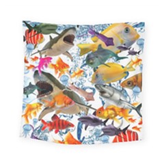 Under The Sea Square Tapestry (small) by impacteesstreetwearcollage