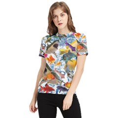 Under The Sea Women s Short Sleeve Rash Guard by impacteesstreetwearcollage