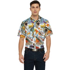 Under The Sea Men s Short Sleeve Pocket Shirt 