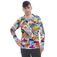 Under The Sea Men s Pique Long Sleeve Tee