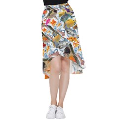 Under The Sea Frill Hi Low Chiffon Skirt by impacteesstreetwearcollage