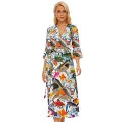 Under The Sea Midsummer Wrap Dress