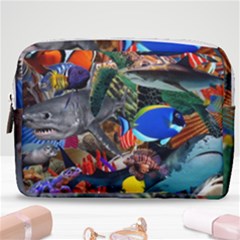 Under The Sea 5 Make Up Pouch (medium) by impacteesstreetwearcollage