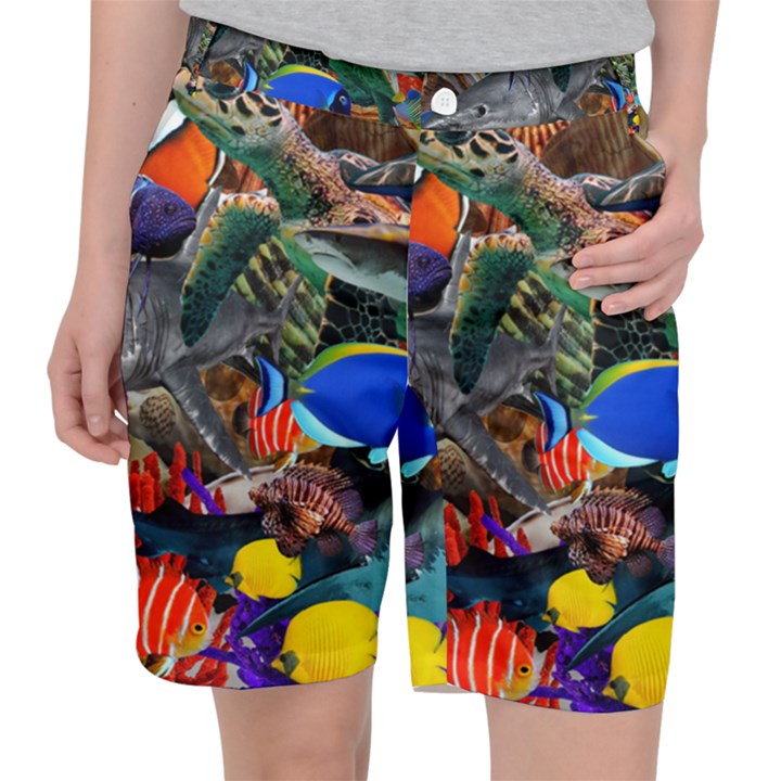 Under The Sea 5 Pocket Shorts