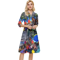 Under The Sea 5 Classy Knee Length Dress