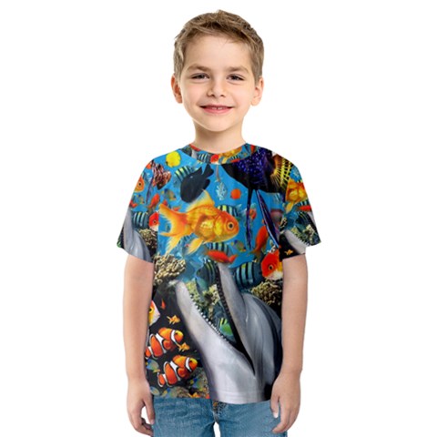 Under The Sea 4 Kids  Sport Mesh Tee by impacteesstreetwearcollage