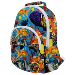 Under The Sea 4 Rounded Multi Pocket Backpack by impacteesstreetwearcollage