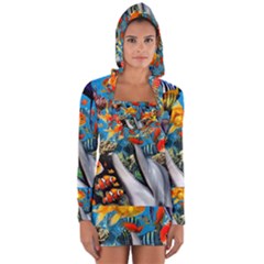 Under The Sea 4 Long Sleeve Hooded T-shirt by impacteesstreetwearcollage