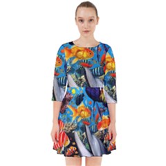 Under The Sea 4 Smock Dress