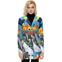 Under The Sea 4 Button Up Hooded Coat 