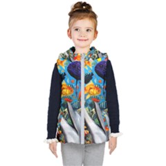 Under The Sea 4 Kids  Hooded Puffer Vest by impacteesstreetwearcollage