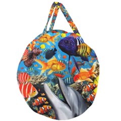 Under The Sea 4 Giant Round Zipper Tote by impacteesstreetwearcollage