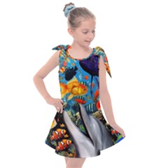 Under The Sea 4 Kids  Tie Up Tunic Dress by impacteesstreetwearcollage