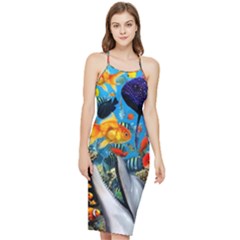 Under The Sea 4 Bodycon Cross Back Summer Dress