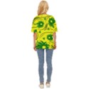 Folk flowers pattern  Oversized Basic Tee View4