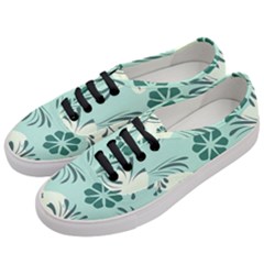 Folk Flowers Pattern  Women s Classic Low Top Sneakers by Eskimos