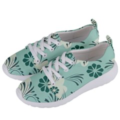 Folk Flowers Pattern  Women s Lightweight Sports Shoes by Eskimos