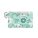 Folk flowers pattern  Canvas Cosmetic Bag (Small) View1