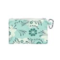 Folk flowers pattern  Canvas Cosmetic Bag (Small) View2