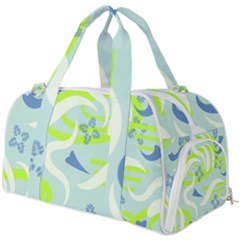 Folk Flowers Pattern  Burner Gym Duffel Bag