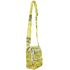 Folk Flowers Pattern  Shoulder Strap Belt Bag by Eskimos