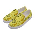 Folk flowers pattern  Women s Canvas Slip Ons View2