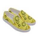 Folk flowers pattern  Women s Canvas Slip Ons View3