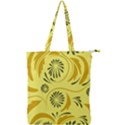 Folk flowers pattern  Double Zip Up Tote Bag View1