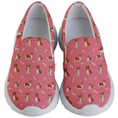 Cute Corgi Dogs Kids Lightweight Slip Ons by SychEva