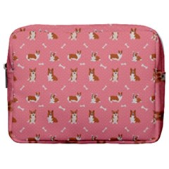 Cute Corgi Dogs Make Up Pouch (large) by SychEva