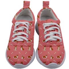 Cute Corgi Dogs Kids Athletic Shoes by SychEva