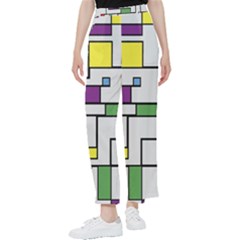 Colorful Rectangles Women s Pants  by LalyLauraFLM