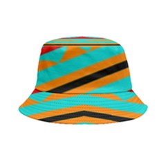 Shapes On A Blue Background Bucket Hat