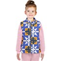 Shapes on a blue background                                                          Kid s Puffer Vest View1