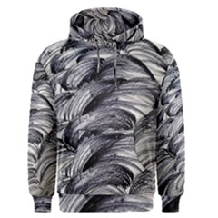 Monochrome Smudge Men s Core Hoodie by kaleidomarblingart