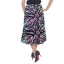 mixed media petals Midi Mermaid Skirt View2