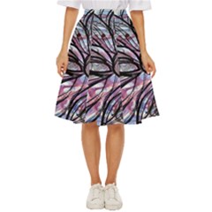 Mixed Media Petals Classic Short Skirt