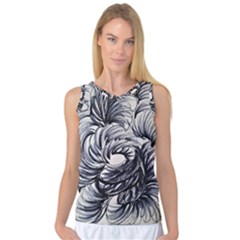 Mono Patterns Women s Basketball Tank Top by kaleidomarblingart