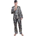 Teeth Grinder Men s Long Sleeve Satin Pajamas Set View1