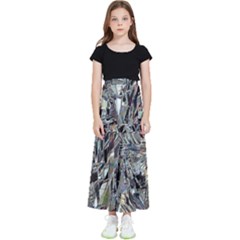 Teeth Grinder Kids  Flared Maxi Skirt by MRNStudios