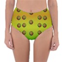 Sun Flowers For Iconic Pleasure In Pumpkin Time Reversible High-Waist Bikini Bottoms View3