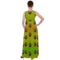 Sun Flowers For Iconic Pleasure In Pumpkin Time Empire Waist Velour Maxi Dress View2