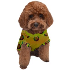 Sun Flowers For Iconic Pleasure In Pumpkin Time Dog T-shirt by pepitasart